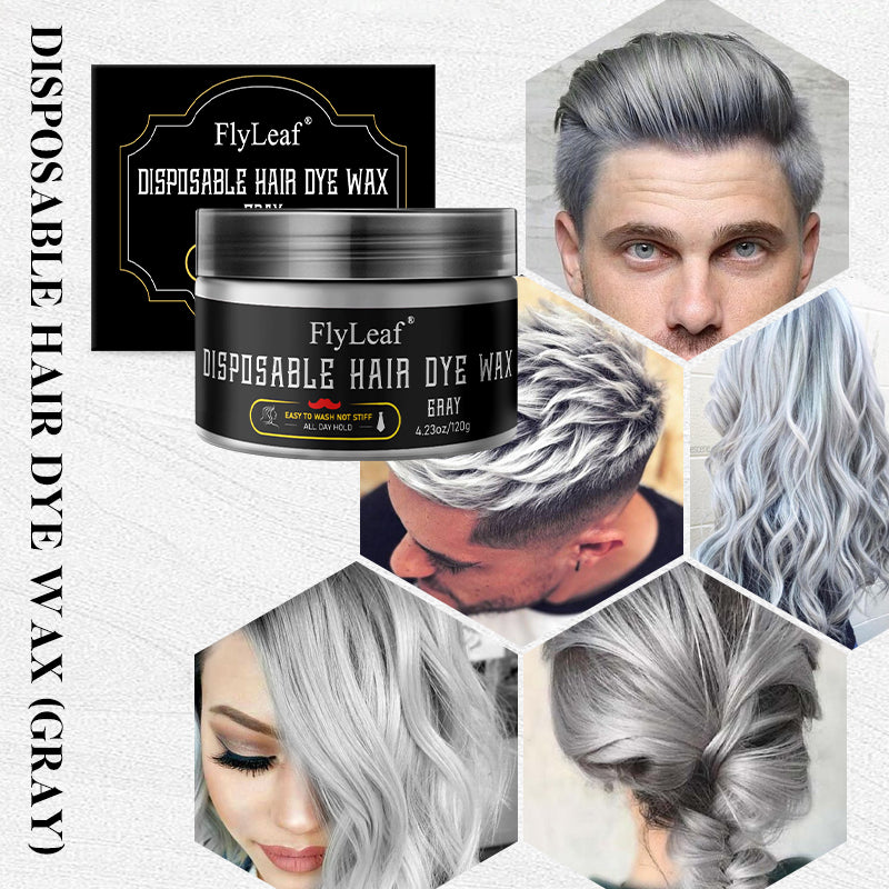 DISPOSABLE HAIR DYE WAX (GRAY)