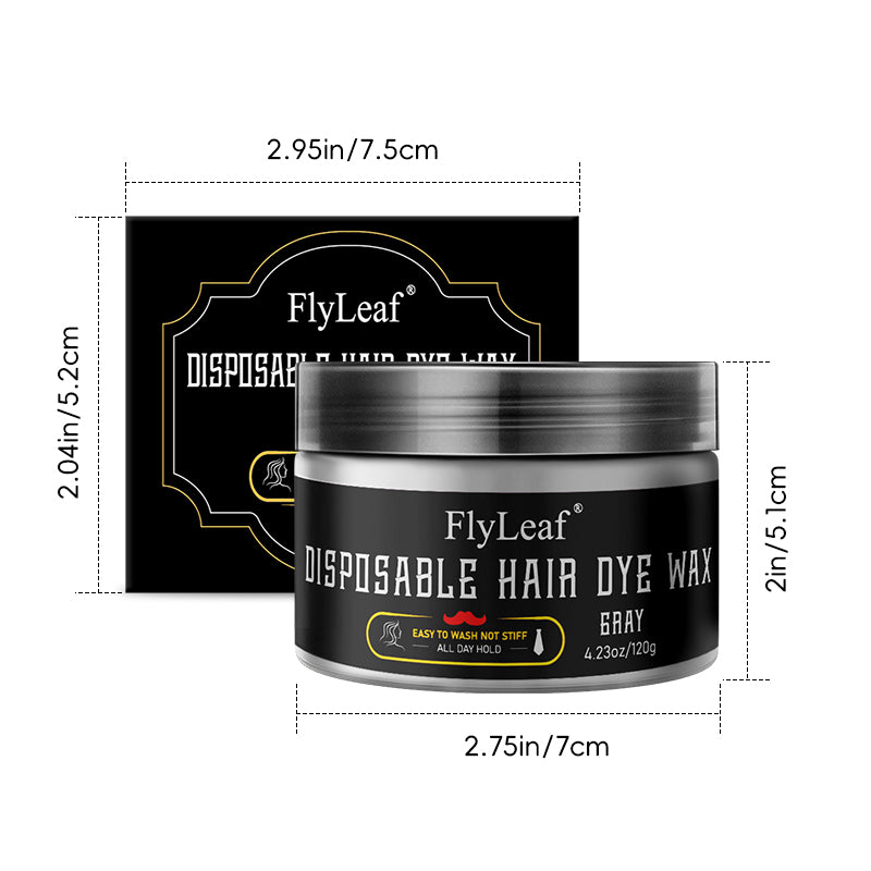 DISPOSABLE HAIR DYE WAX (GRAY)