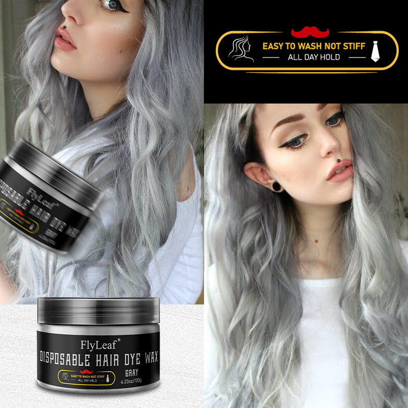 DISPOSABLE HAIR DYE WAX (GRAY)