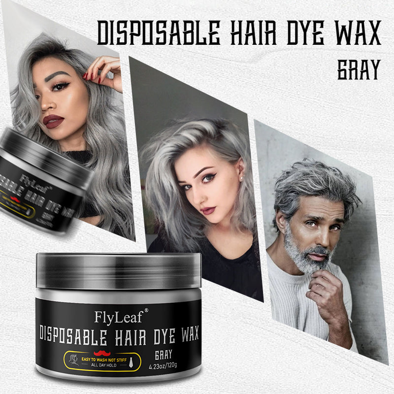 DISPOSABLE HAIR DYE WAX (GRAY)